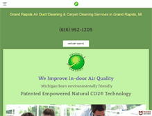 Tablet Screenshot of greenco2.org